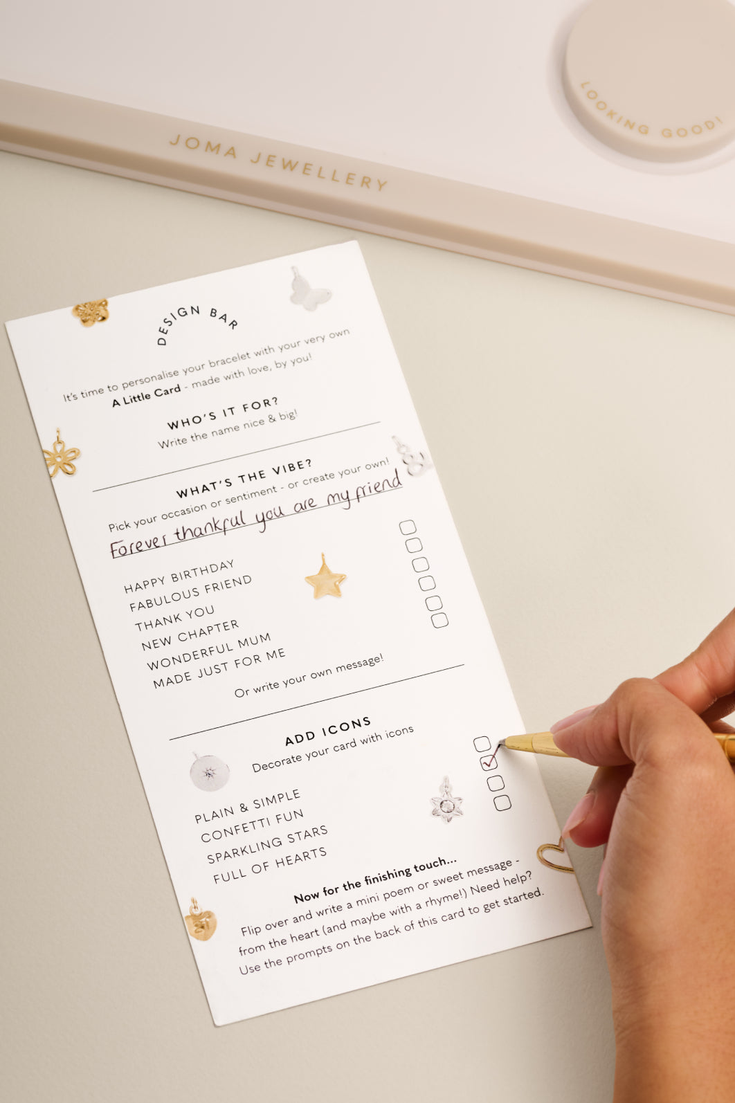 Design Bar Experience