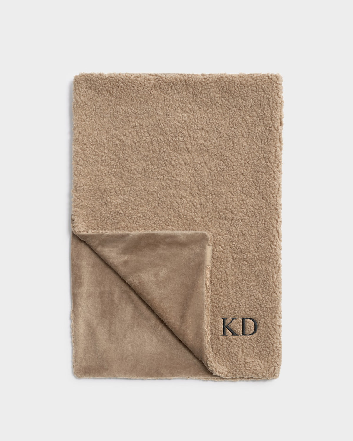 Borg Baby Blanket in Tan