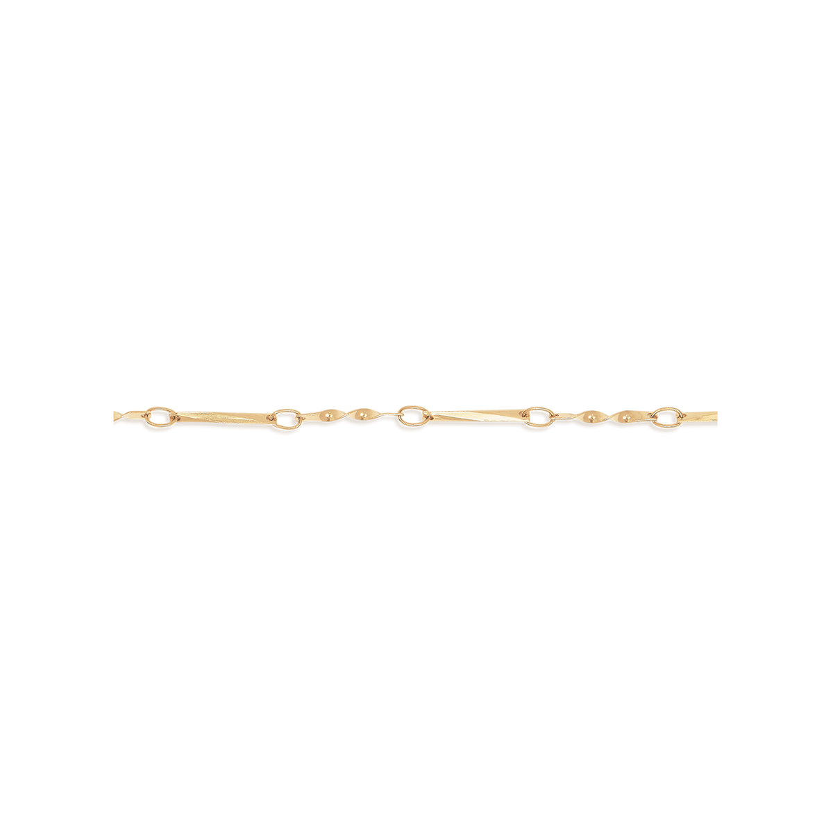 Helixa Twist Chain Bracelet in Gold