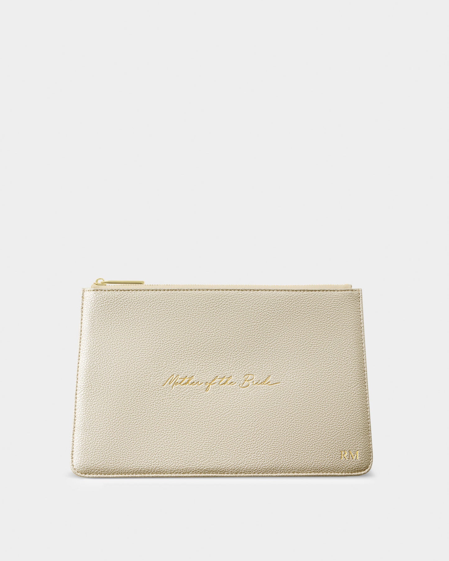 Bridal Sentiment Pouch 'Mother Of The Bride' in Gold