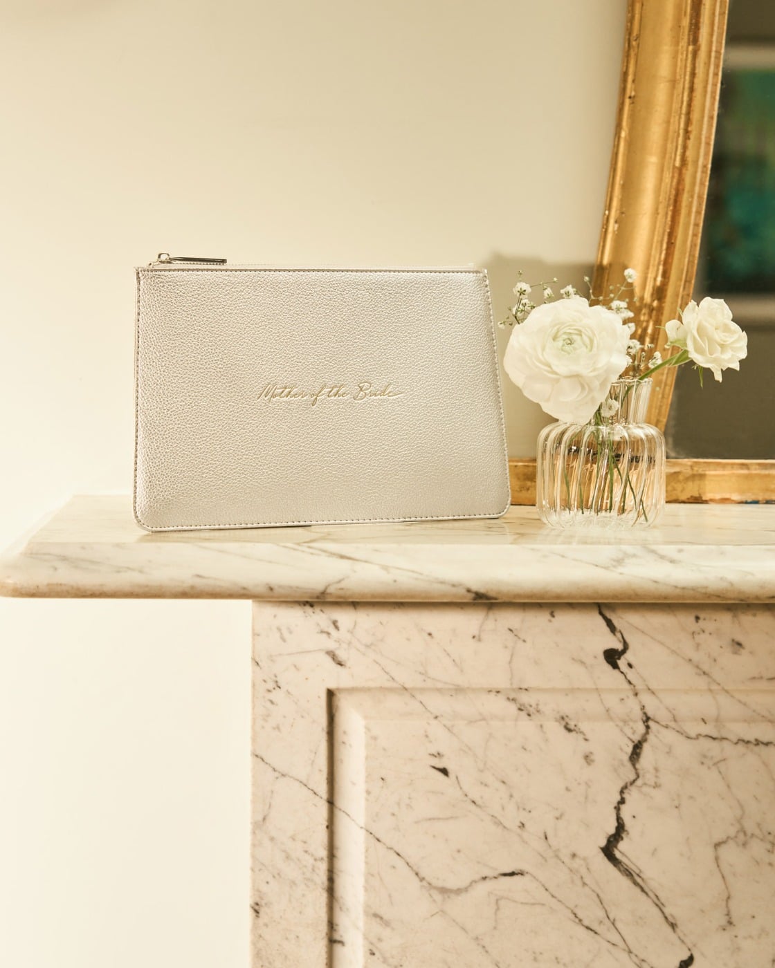 Bridal Sentiment Pouch 'Mother Of The Groom' in Gold