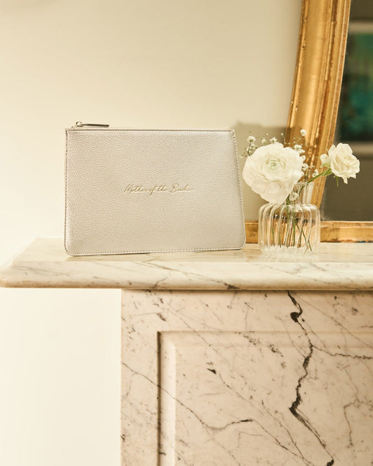 Bridal Sentiment Pouch 'Mother Of The Groom' in Gold