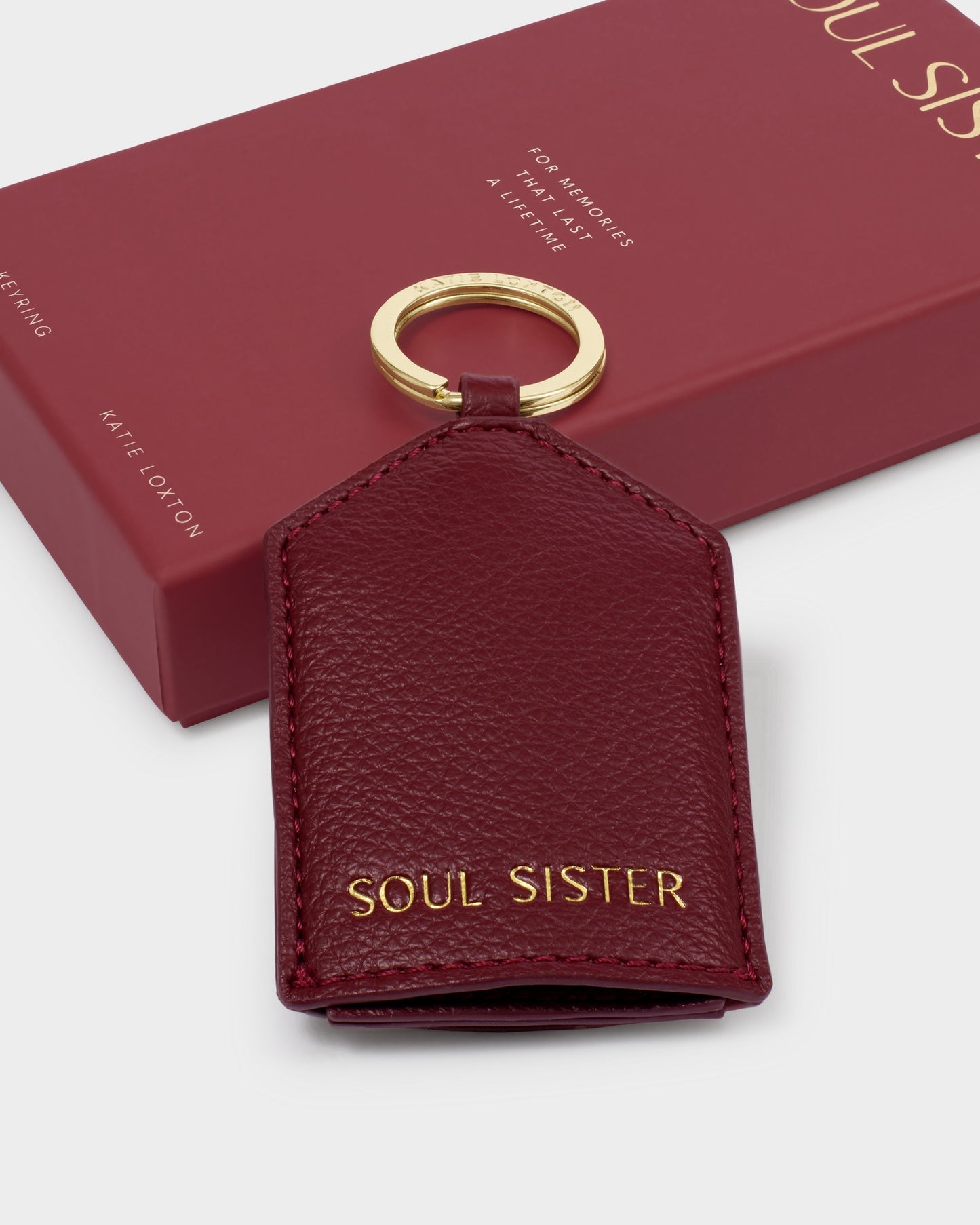 Boxed Photo Keyring 'Soul Sister' in Cherry