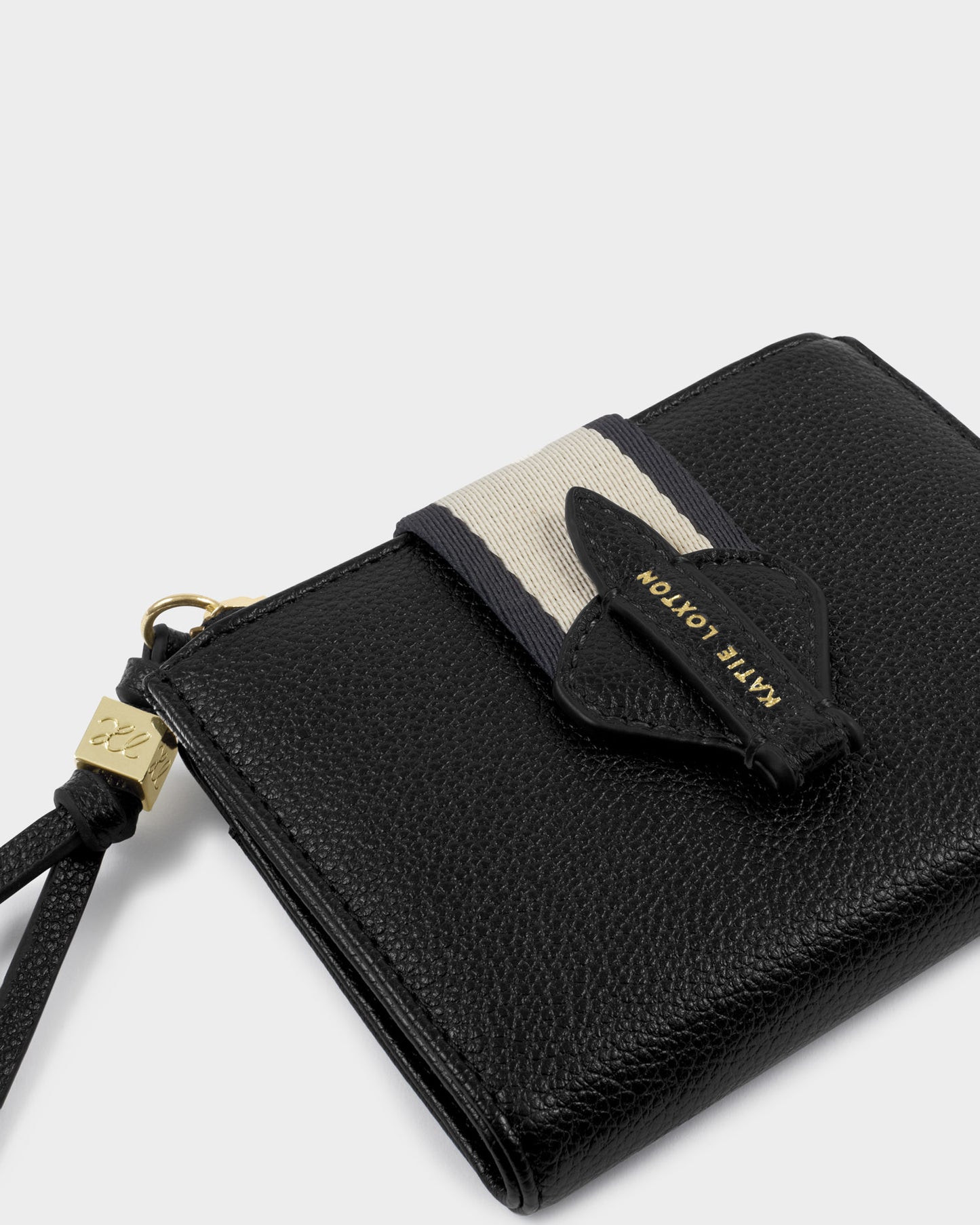 Lottie Fold-Out Purse in Black