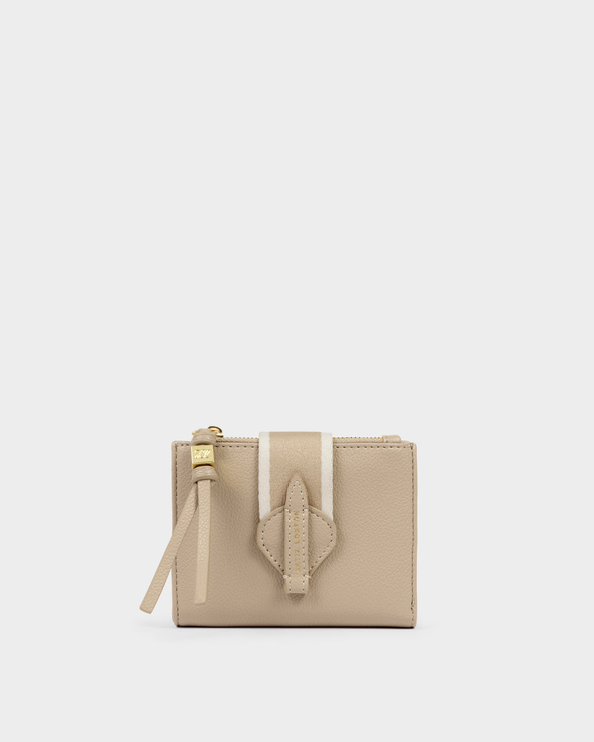 Lottie Fold-Out Purse in Light Taupe
