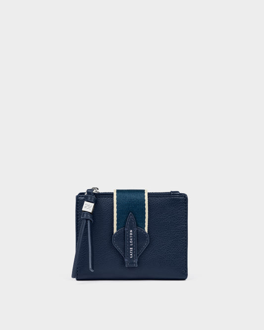 Lottie Fold-Out Purse in Navy