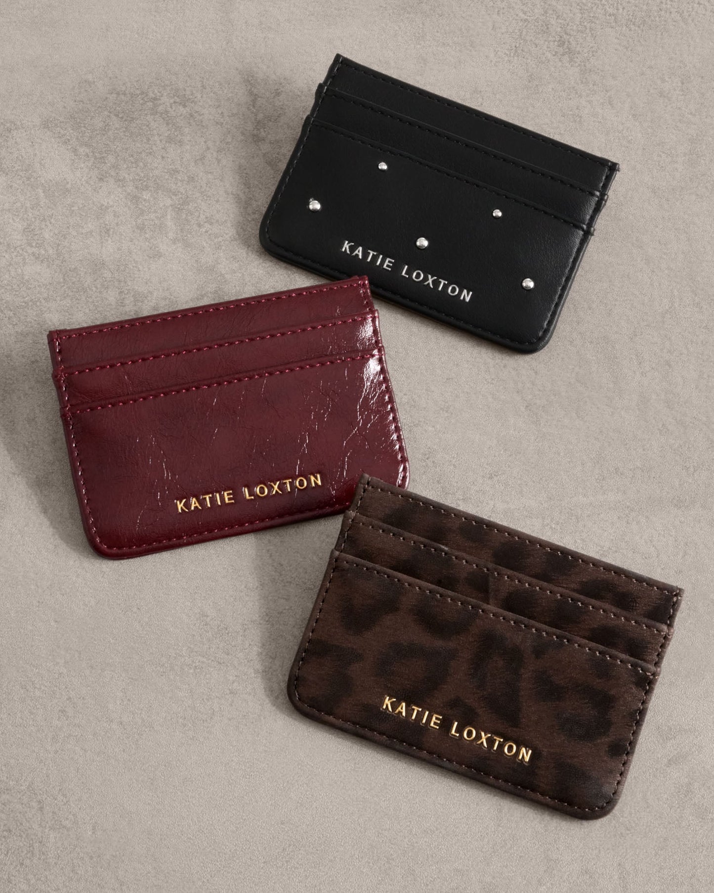 Avery Card Holder in Chocolate Leopard