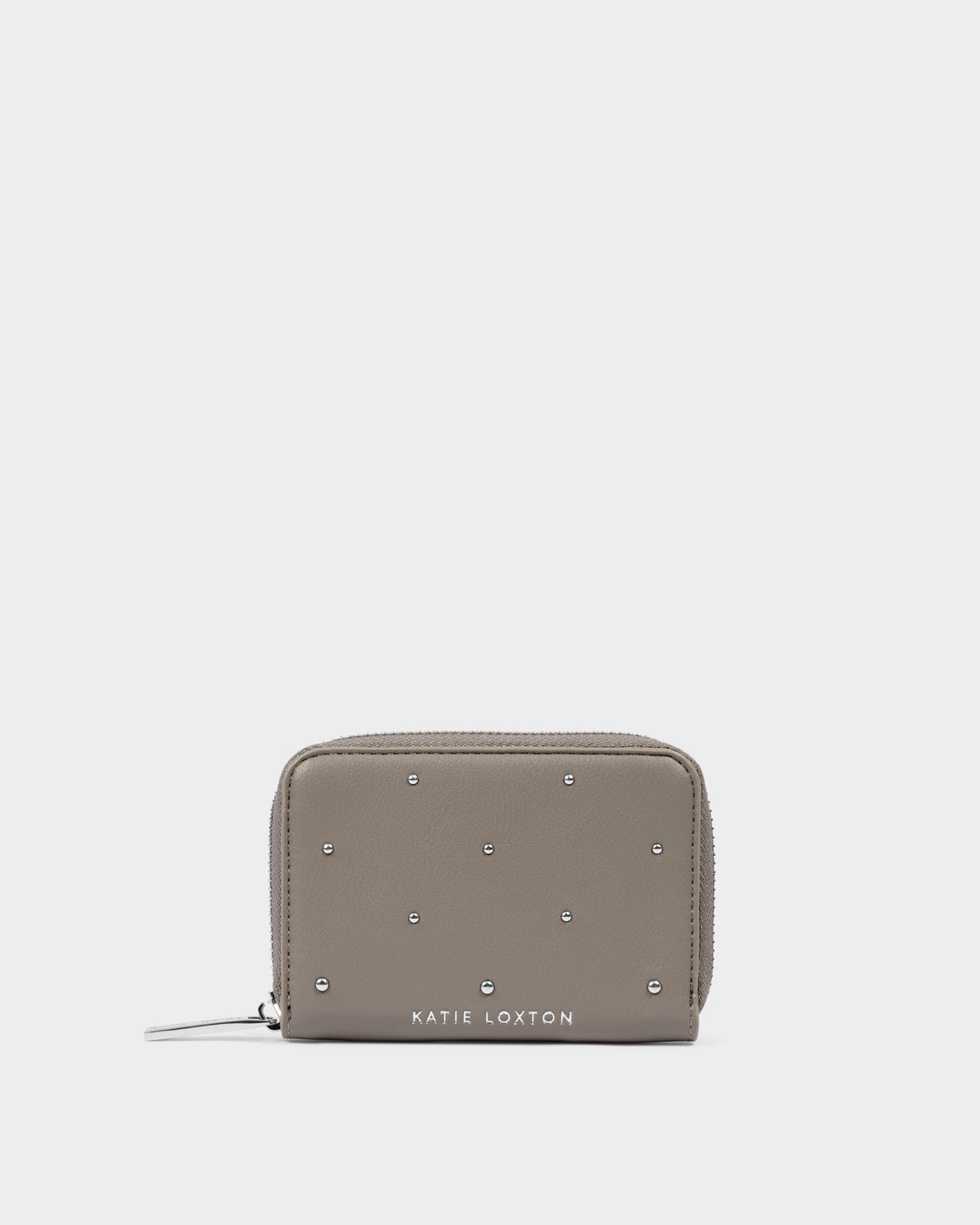 Klara Studded Concertina Purse in Mink