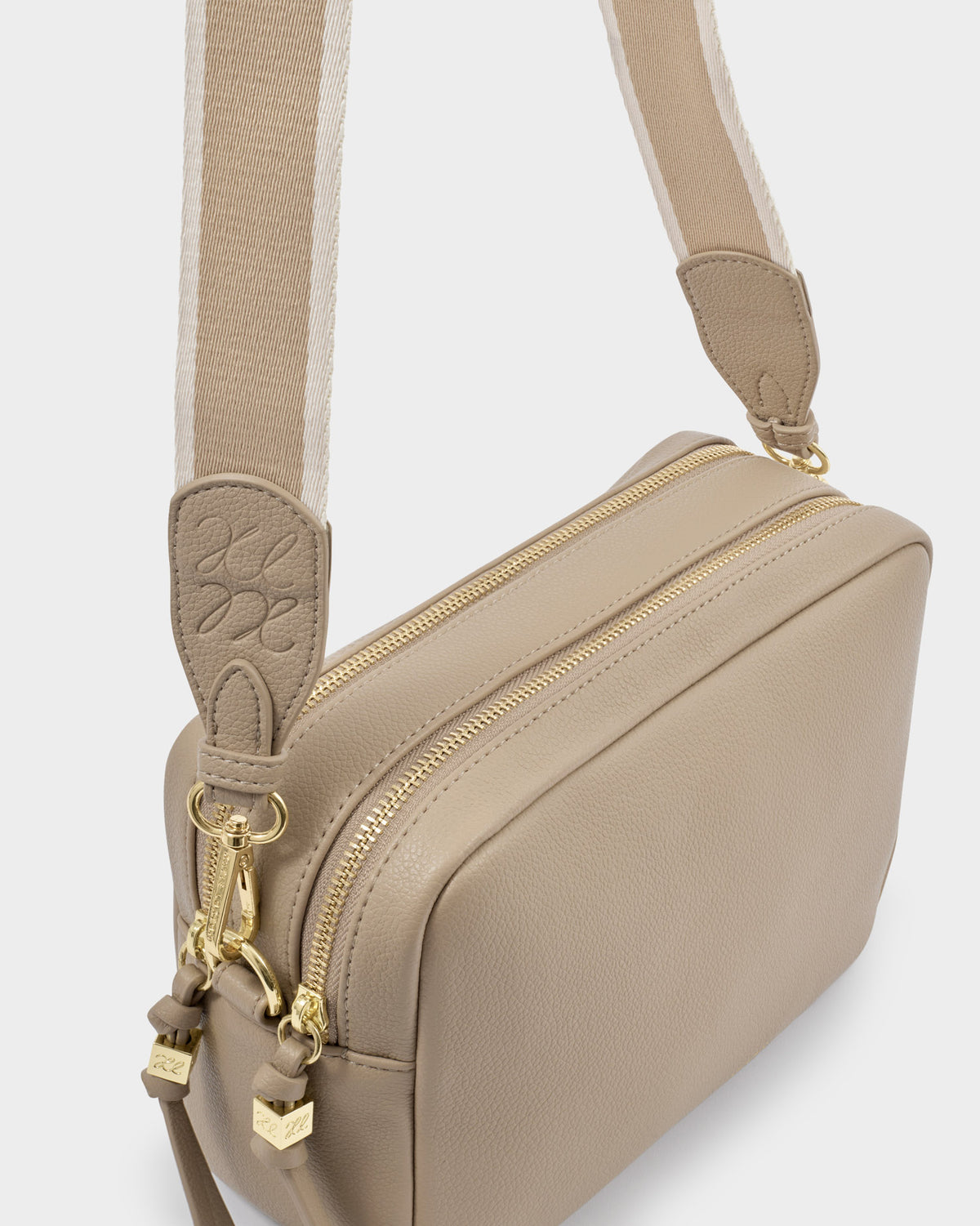 Lottie Large Crossbody Bag in Light Taupe