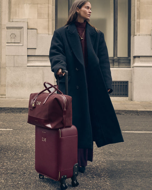 Oxford Cabin Suitcase in Cherry