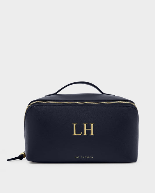 Soho Large Makeup and Wash Bag in Navy