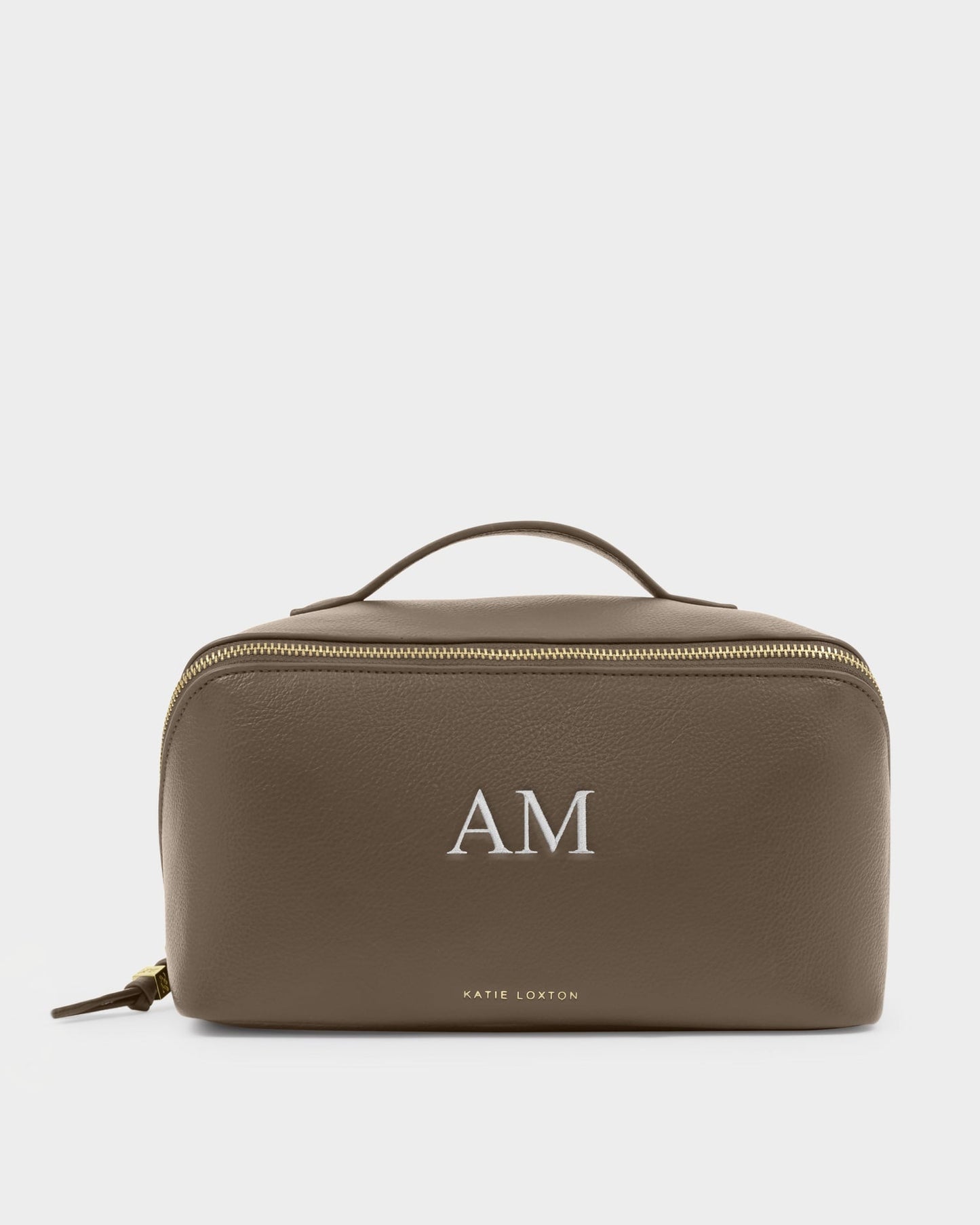 Soho Large Makeup and Wash Bag in Mink