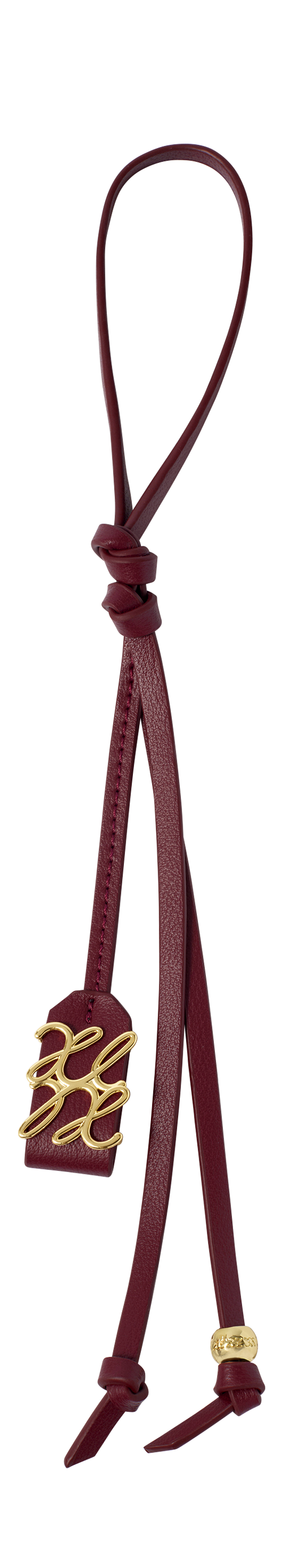 Signature Bag Charm in Cherry