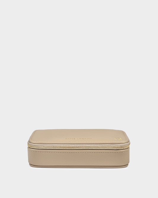 Medium Jewellery Box in Light Taupe