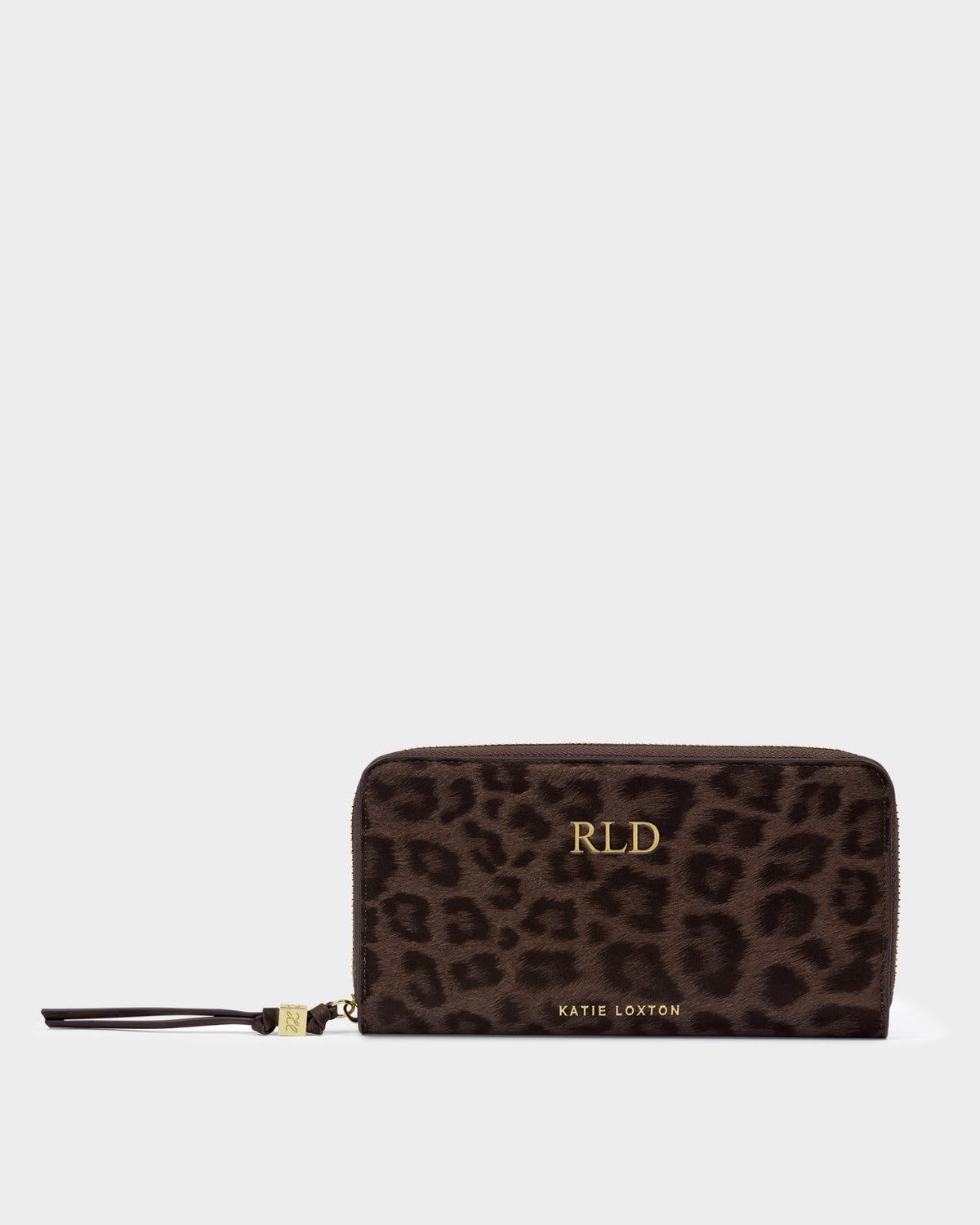 Large Purse in Chocolate Leopard