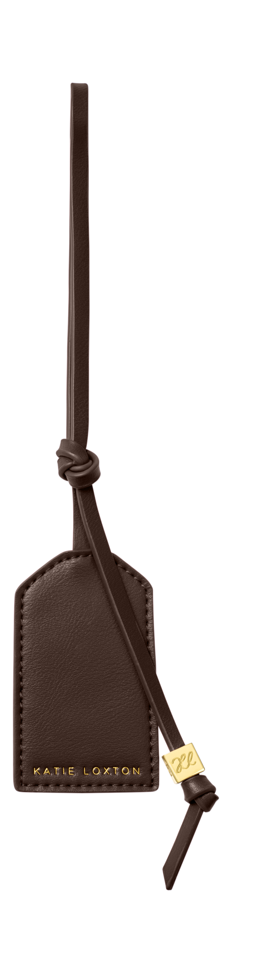 Personalised Bag Charm in Chocolate