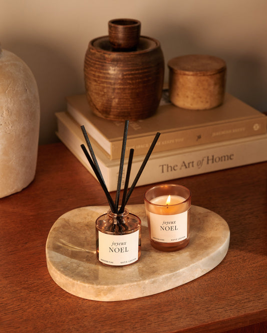 'Joyeux Noel' Home Gift Set in Frosted Pine and Cedarwood