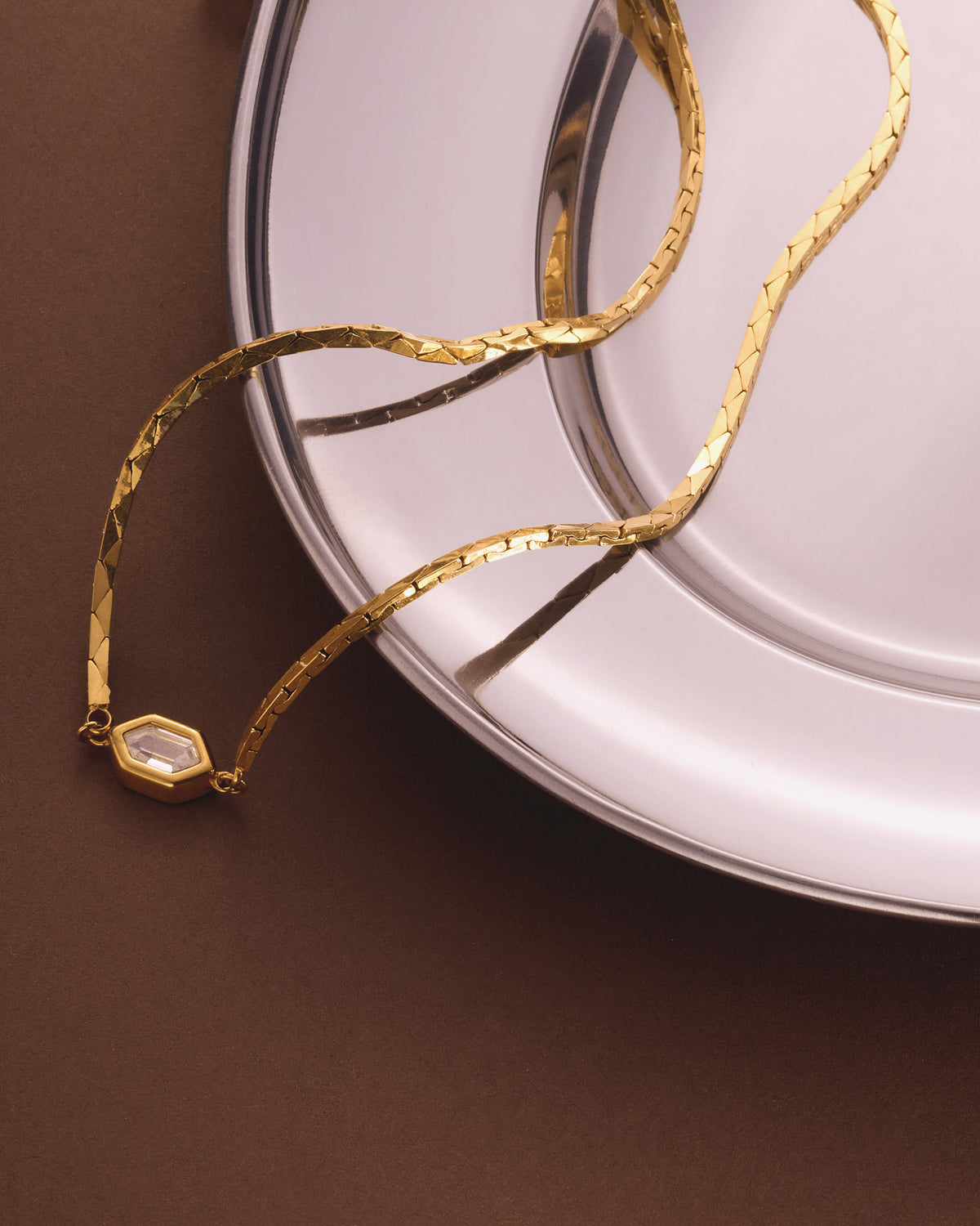Harlequin Waterproof Gold Necklace