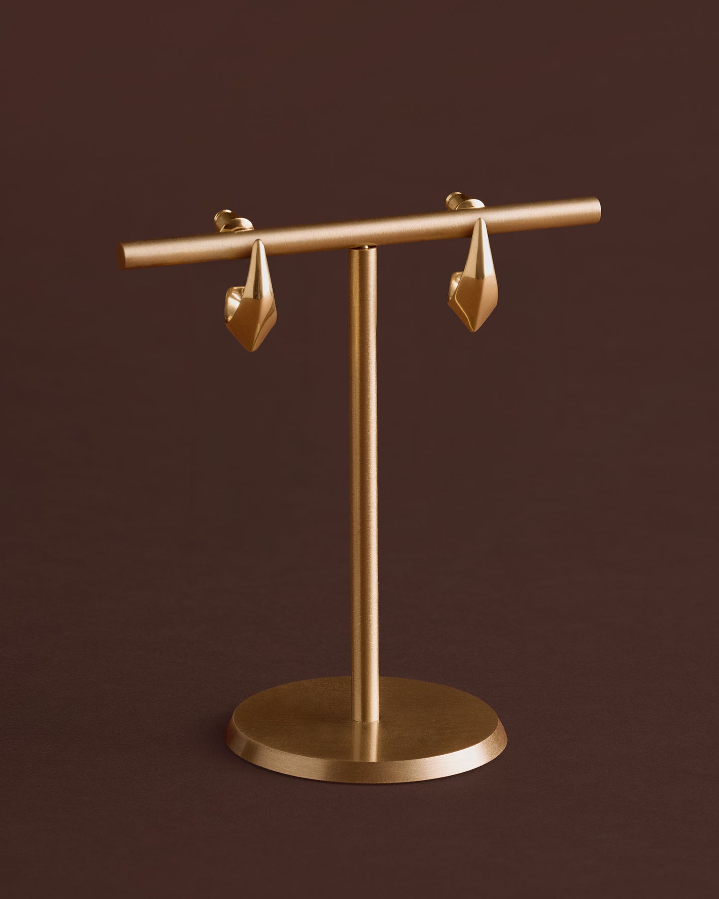 Harlequin Waterproof Gold Hoop Earrings