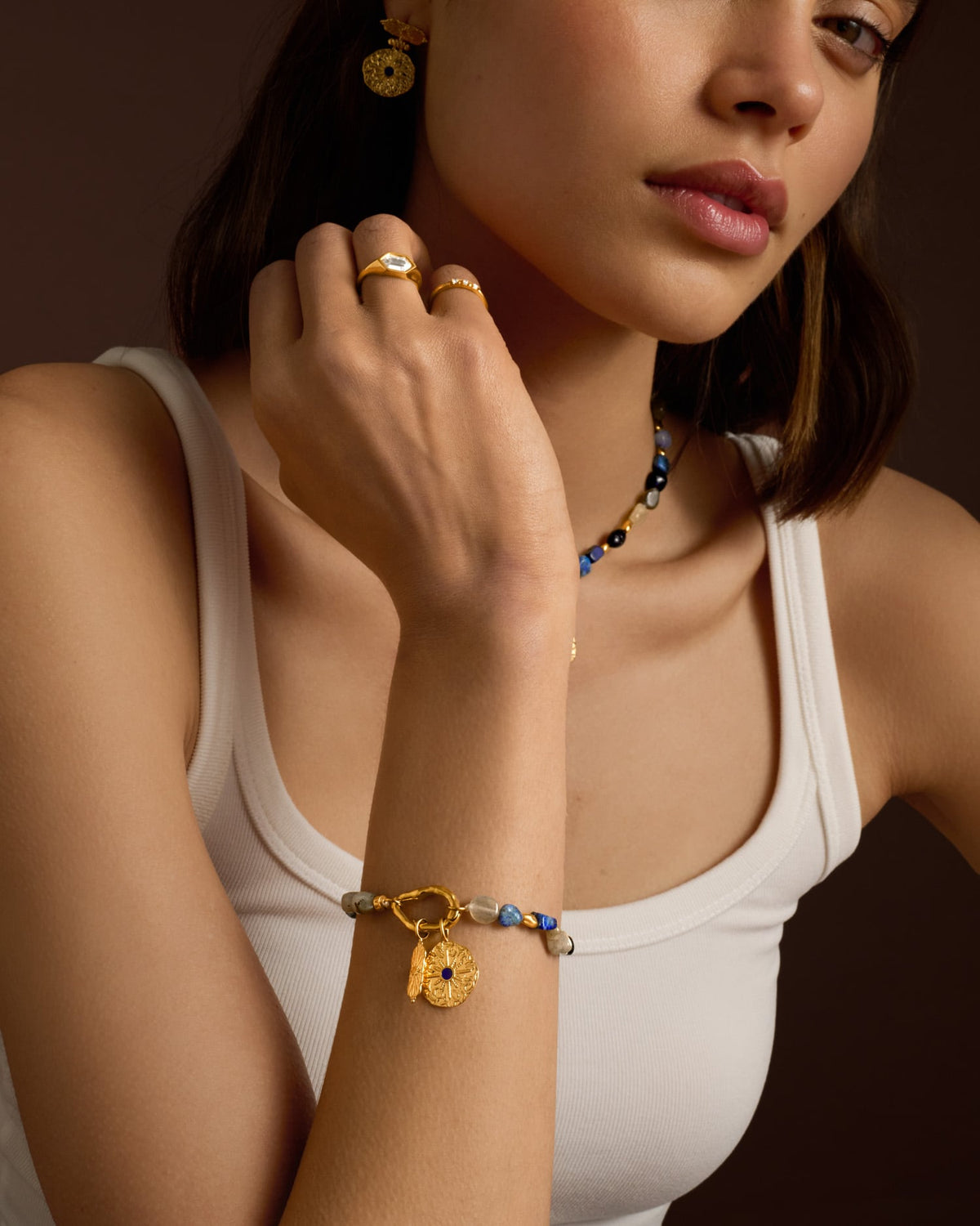Midnight Solesi Waterproof Gold Bracelet