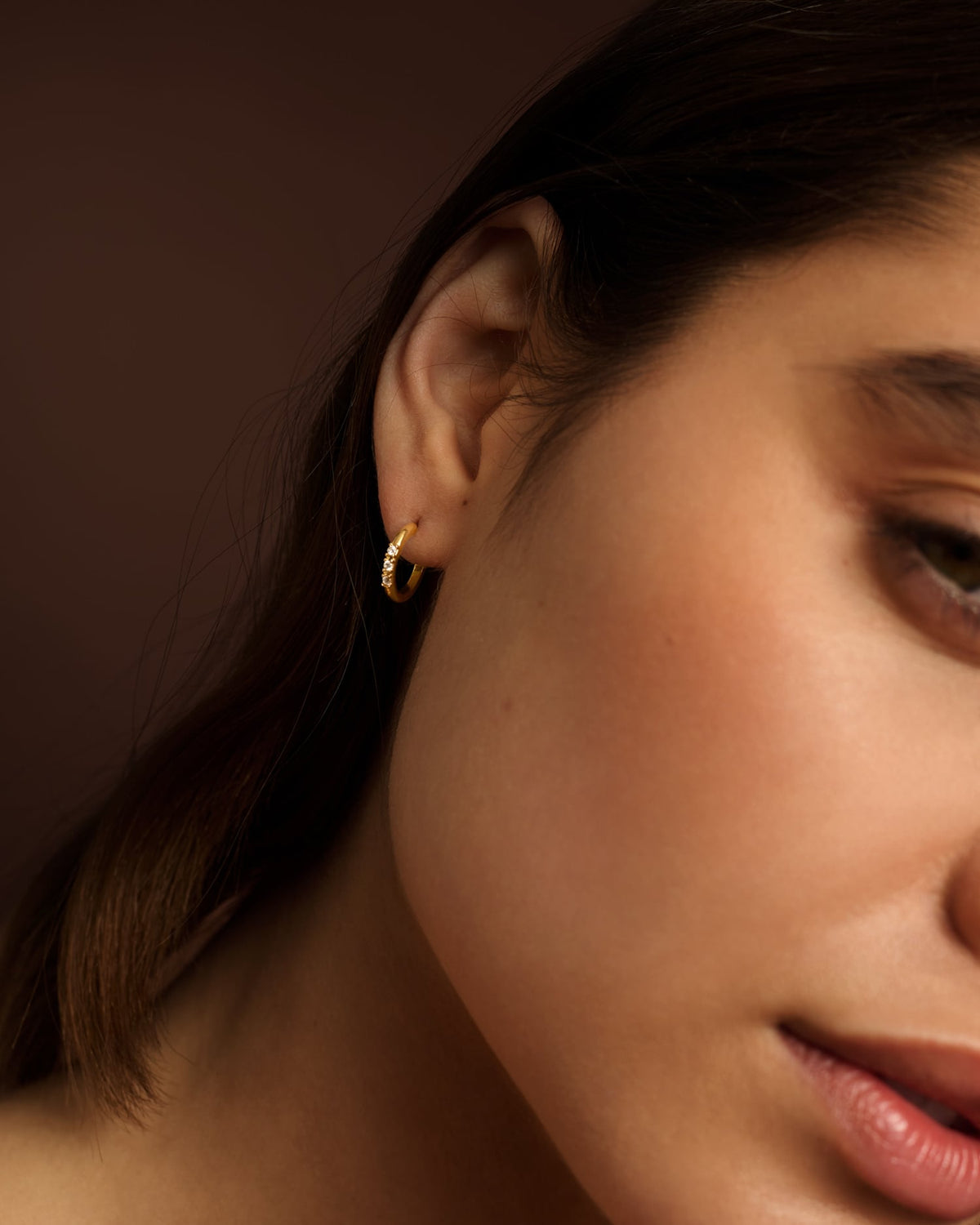 Lumira Waterproof Gold Hoop Earrings