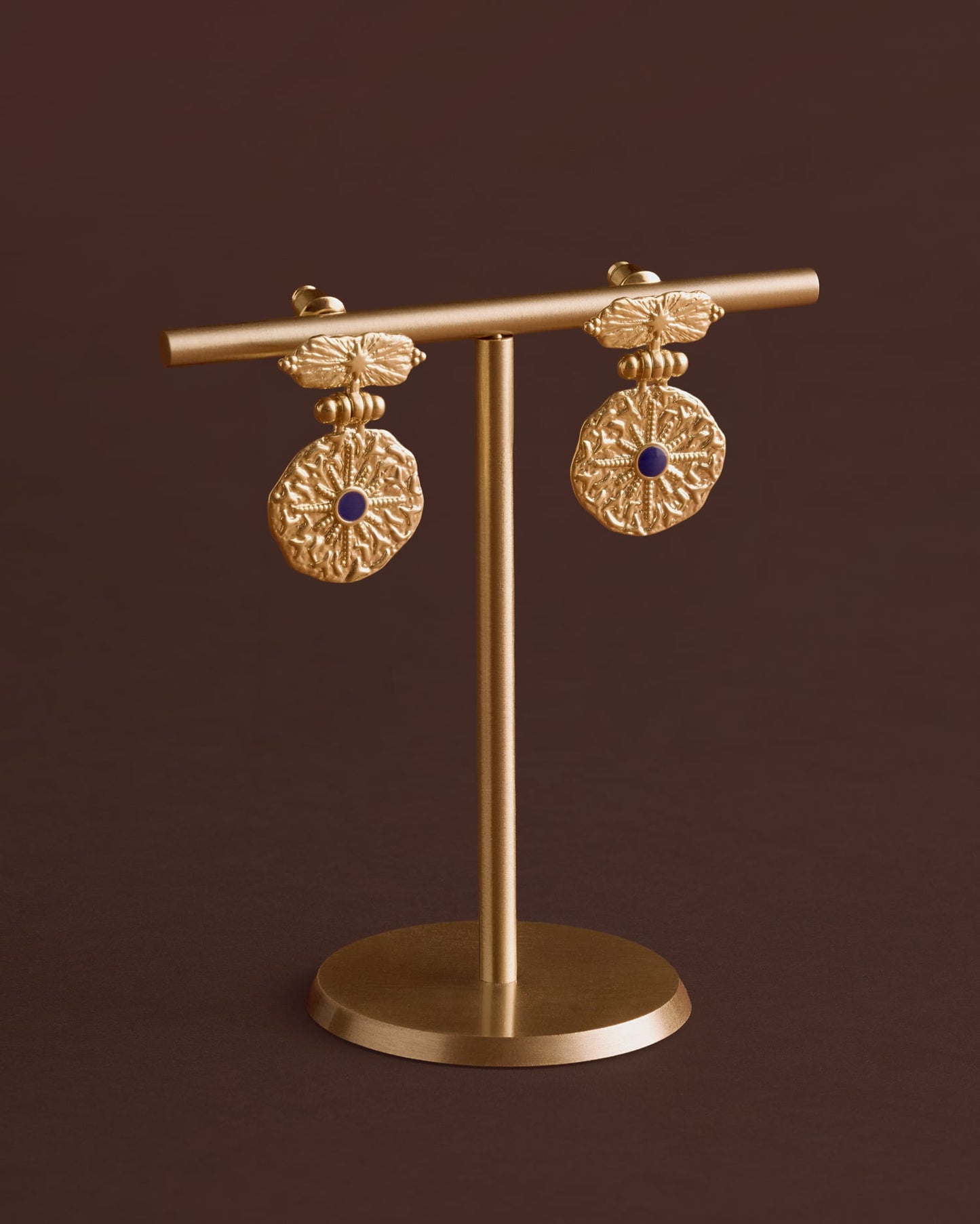 Midnight Solesi Waterproof Gold Earrings