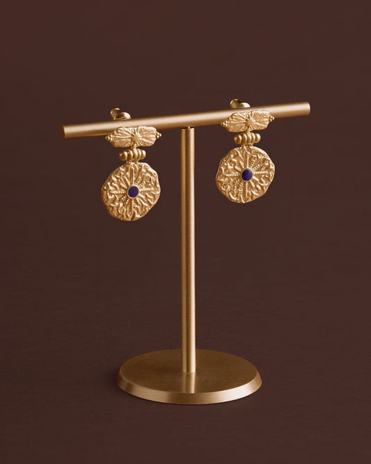Midnight Solesi Waterproof Gold Earrings