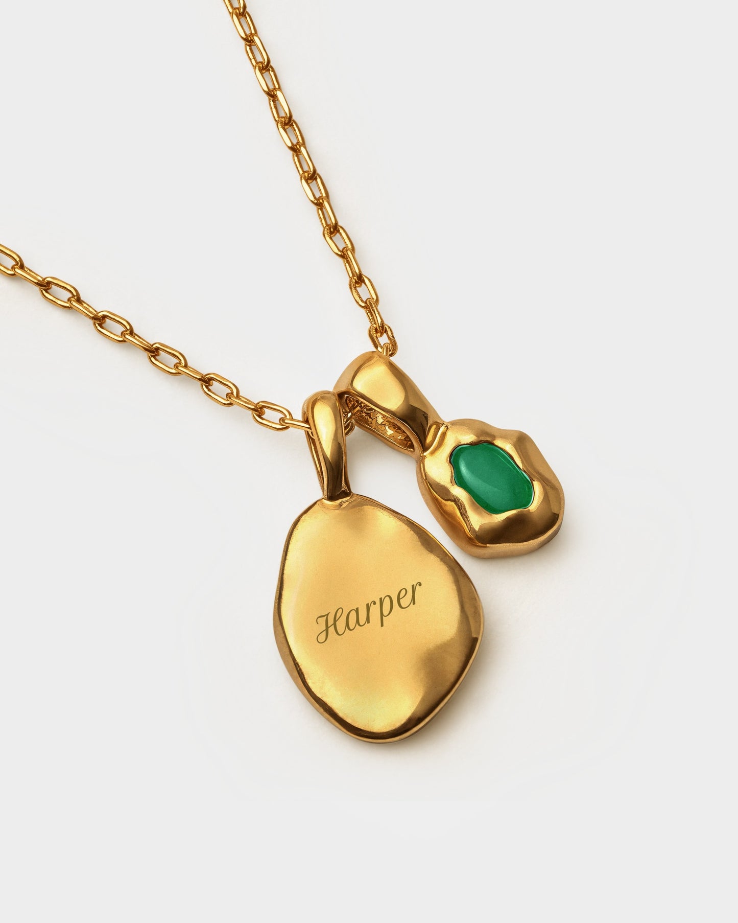'May' Waterproof Gold Birthstone Necklace¬†