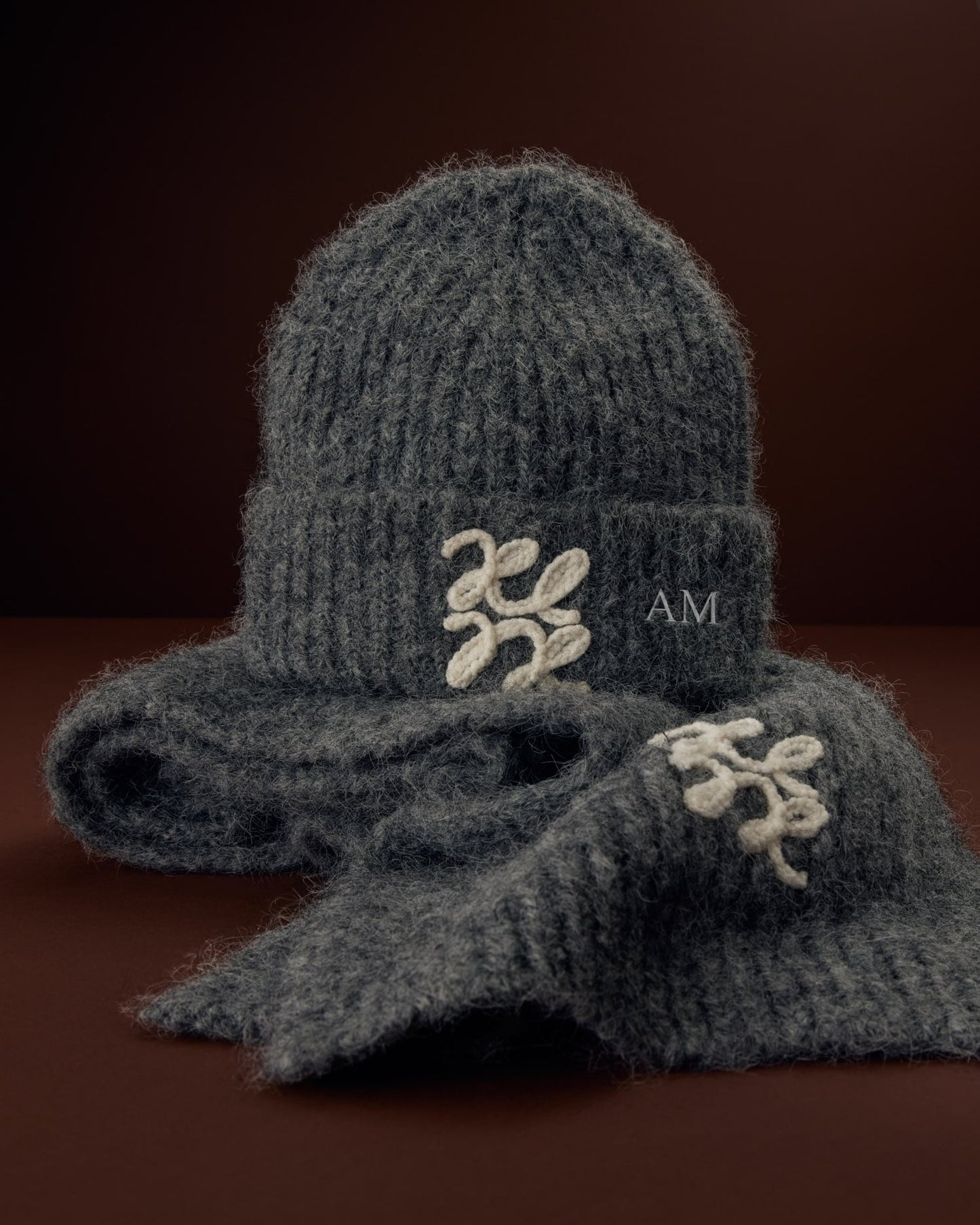 Logo Appliqué Hat in Charcoal