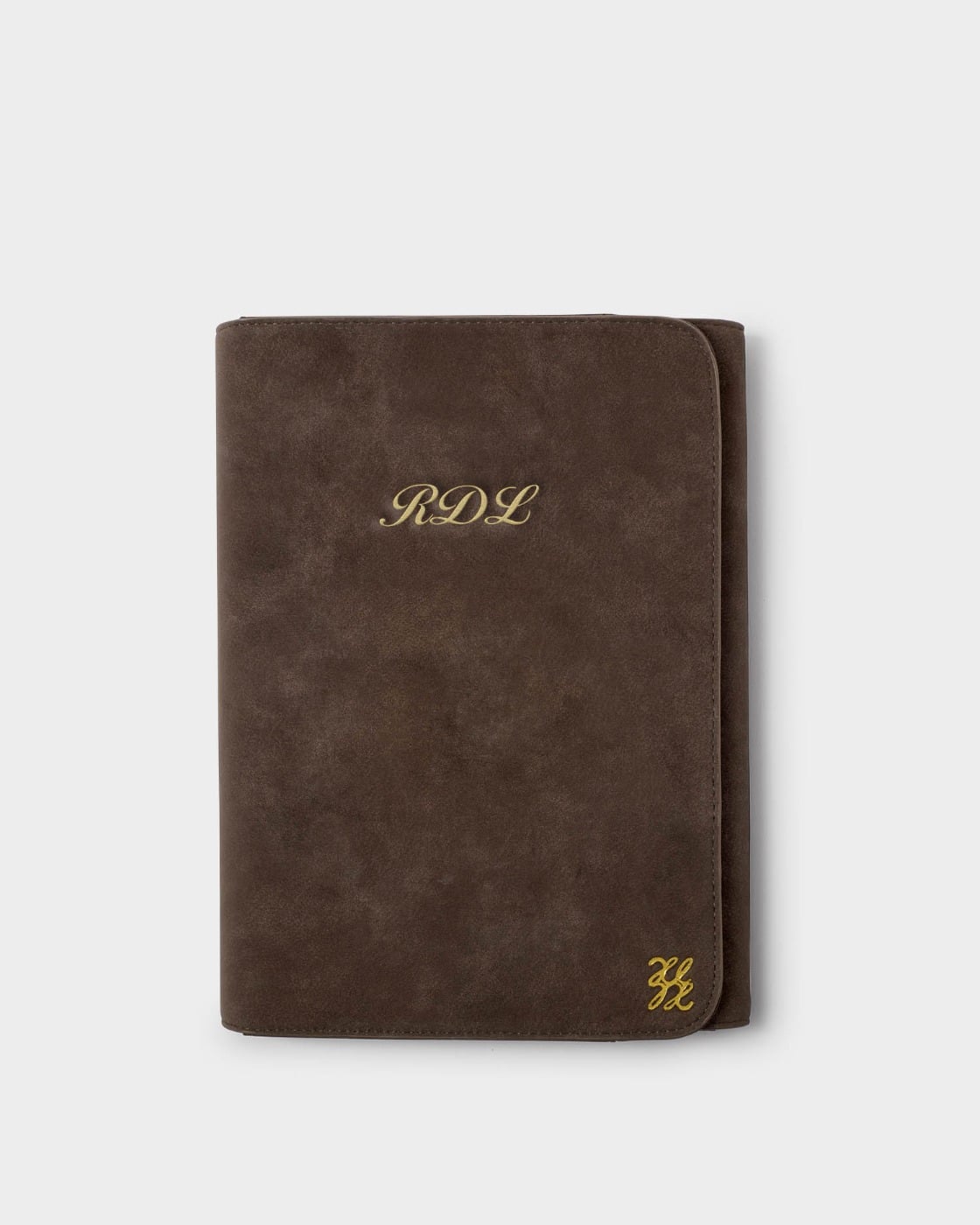 Suedette Planner in Chocolate
